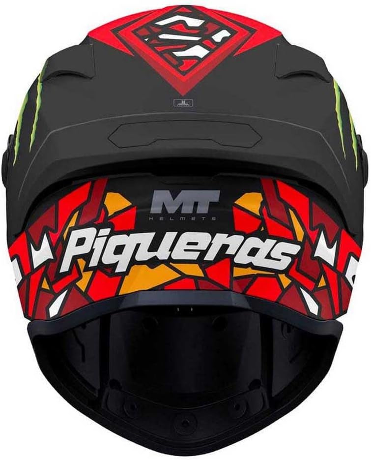MT Helmets Targo M — Casco Moto Integral con Visor Solar Full Vision -Edicion Piqueras