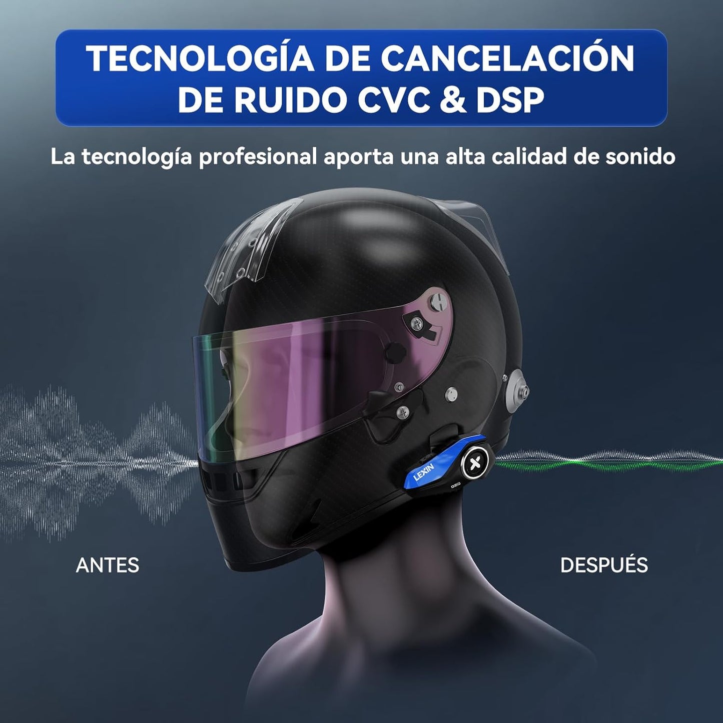Casco de Moto Modular con Bluetooth Integrado ECE Homologado — Doble Visera Flip Up | Timer Off The Limit