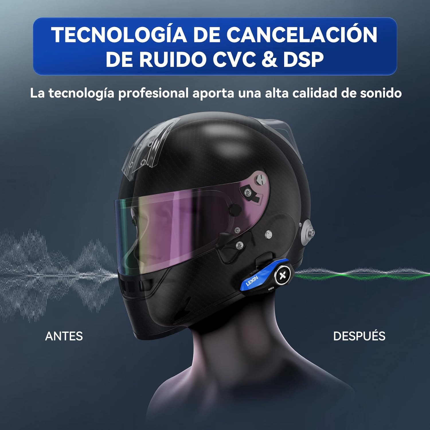 Casco de Moto Modular con Bluetooth Integrado ECE Homologado — Doble Visera Flip Up | Timer Off The Limit