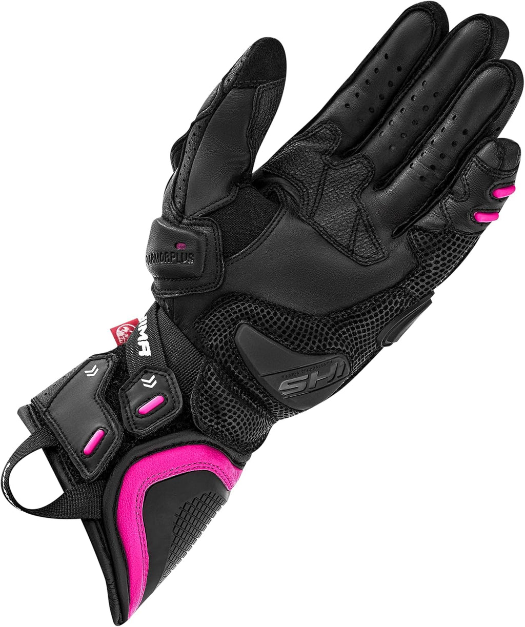 SHIMA RS-3 Guantes Moto Racing Mujer Cuero Homologados — Racing Ventilados con Protección