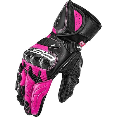 SHIMA RS-3 Guantes Moto Racing Mujer Cuero Homologados — Racing Ventilados con Protección